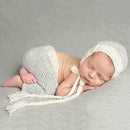 Baby Boy Girl 2pcs Spring Autumn Photography Clothing Knit Lovely Pants+Hat