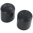 Rubber Furniture Crutch Feet Stool Chair Leg Tip Pad 4Pcs Black P9Z5