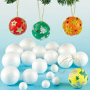 1 pcs Polystyrene Styrofoam Foam Ball White Craft Balls Wedding Christmas Decor
