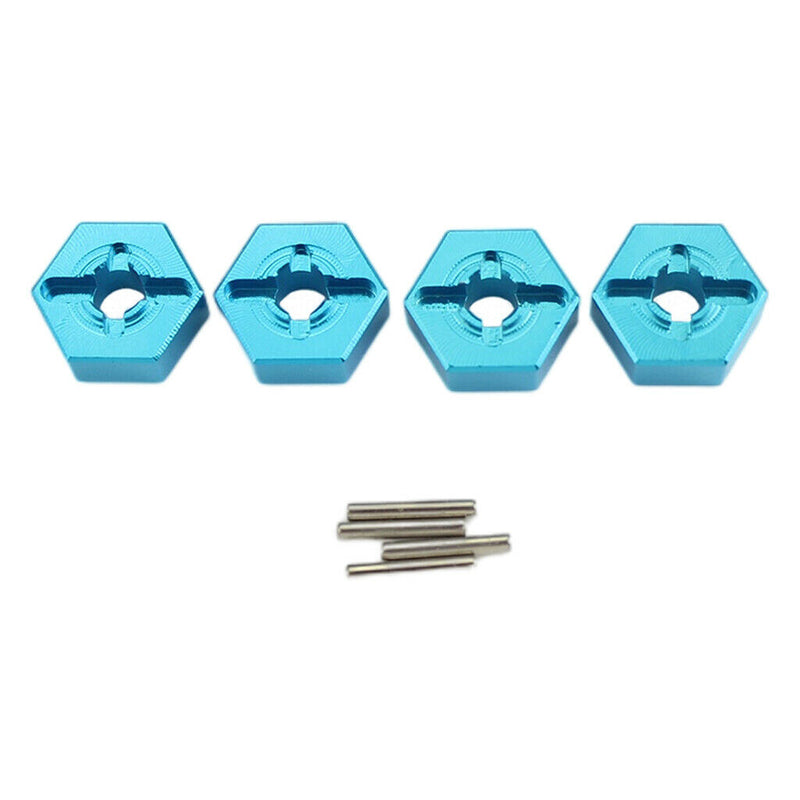 4pcs 1/14 12mm Durable Metal Wheel Hex Nuts with Pins for RC Car 1/14 WLtoys