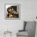 5D DIY Full Drill Diamond Painting Cross Stitch Embroidery (Dog Chef)
