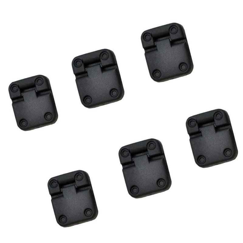 1:10 Scale RC Car Spare Parts Door Hinges 6x Black for Traxxas TRX-4 Models