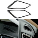 2x Carbon Fiber Car Side Air Vent Cover Trim Stickers for Mazda 3 14 17 18