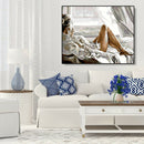 Painting By Numbers Kit DIY Sexy Beauty Hand Painted Canvas Oil Art Picture