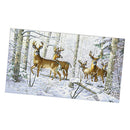 Deer in Snow DIY Stamped Cross Stitch Kits DIY Needlework Wedding Christmas