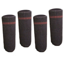 8Pcs fit Girth 9-18cm Hardwood Floor Slider/Chair Leg Socks ~Brown