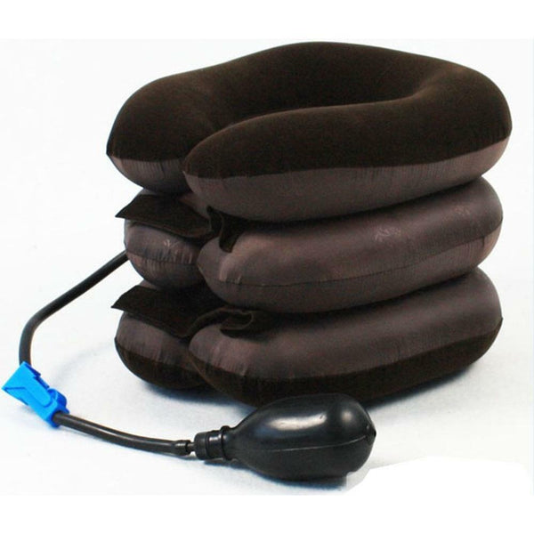 Unisex Inflatable Neck Stretcher Pain Relief Shoulder Tension Back Traction New