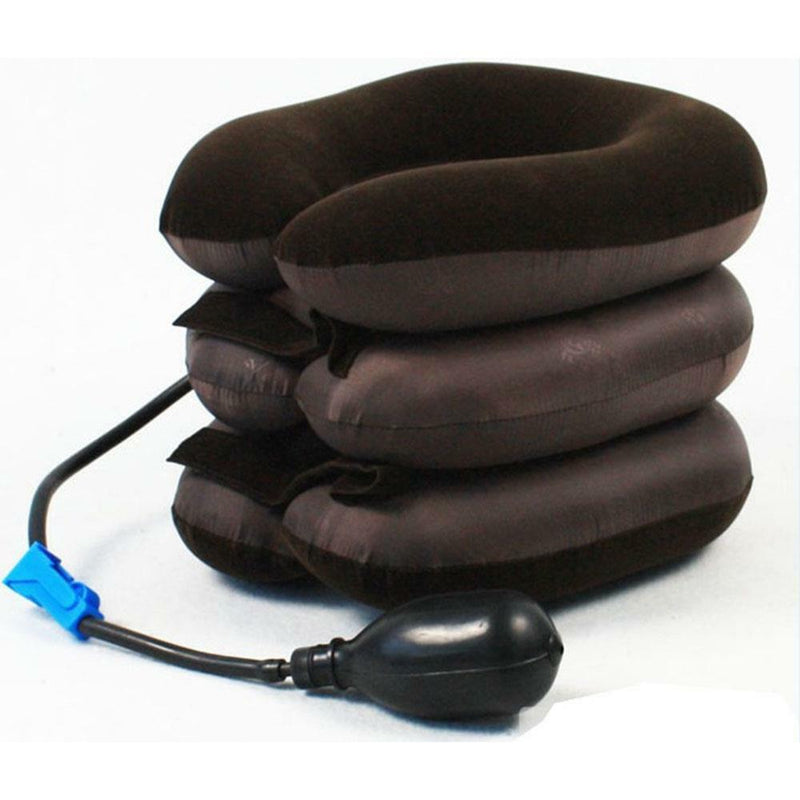 Unisex Inflatable Neck Stretcher Pain Relief Shoulder Tension Back Traction New