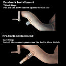 1x Oxygen O2 Sensor Spacer Adapter Bung Catalytic Converter Fix Check Engine New
