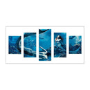 Mermaid 5D DIY Full Drill Diamond Painting 5-pictures Combination Craft Kit