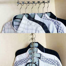 Magic Hanger Triple Closet Space Saver Cloth Organizer Display Magic Q1K6