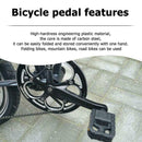1 Pair Bicycle Cycling Foldable Pedals Foot Pegs Mountain Road Bike Pedals