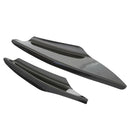Universal 4 Pcs Set Carbon Fiber Bumper Fender Body Side Canards Shark Fins