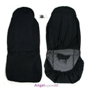 Universal Car Front Rear Seat Covers Cushion Pad for Crossovers SUV Black