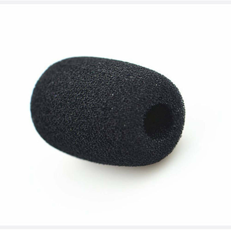 10PCS/Set Microphone Headset Grill Windscreen Sponge Foam Black Mic Cover Cap