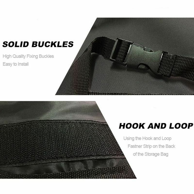 Car Rear Seat Back Storage Bag Multi Hanging Nets Pocket Trunk Bag Organize X8B1