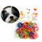 170PCS/Bag Elastic Stretchy Pet Rubber Band Dog Headband No Hair: Stick S8V6