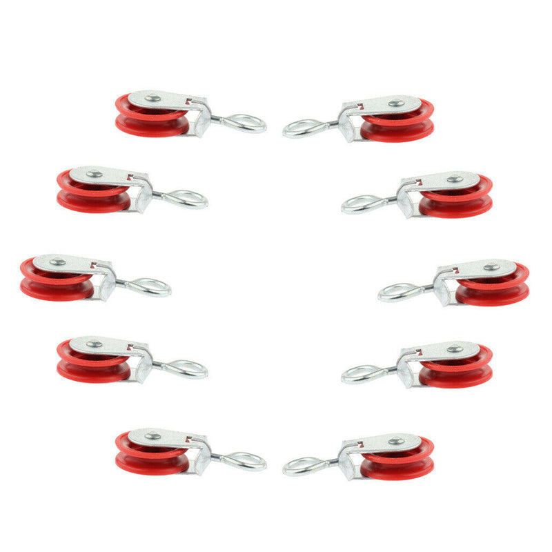 10 Pcs Automatic Coop Door Opener Waterline Pulley Backyard Poultry Supplies