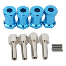 4Pcs Aluminum RC Car 12Mm Hex Wheel Hub Drive Adaptor Extension Combiner Co C1H4