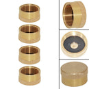 4pcs Brass Cap 1 LB Propane Bottles Small Gas Tank Cylinder Protective Caps