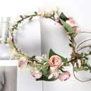 Women's Boho Flower Floral Hairband Headband Crown Party Bride Wedding BeachME