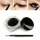 Pro Waterproof Eye Liner Liquid Eyeliner Shadow Gel Makeup Cosmetic+Brush Bl %a