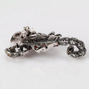 Insect Scorpion Brooch Pins Jewelry Women Rhinestone Gift Corsage Decoratio M4J4