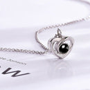 100 Languages I Love You Projection Pendant Necklace Romantic Love Wedding  Q4M2