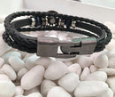 Top Fashion PU Retro Infinity Charm Wrap Men Women Bracelet Jewelry Punk Styl3c