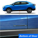 4* Car Carbon Fiber Anti-rub Unique Black Strip Bumper Corner Protector Guard