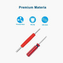 Valve Core Tool Set 20Pcs Valve Cores, 4-Way Valve Tool, Dual Single Head V V9V8