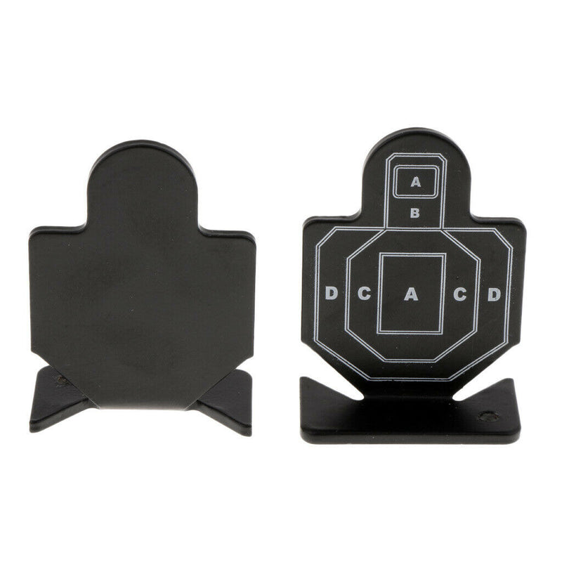 4pcs Metal Practice Silhouette Shooting Aim Target Mini Plinking Targets