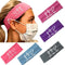 5pcs Non Slip Turban Women Button Headband Face Cover Holder Elastic Headwrap