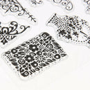 Transparent Clear Stamp DIY Silicone Seals Scrapbooking Card 11