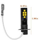 H3 Led 12V 12Smd Light Bulb 3030 Chipset,W5W Bulb 194 Led Bulb For Fog Ligh