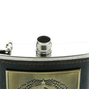 Men's Pocket Hip Flask Stainless Steel Liquor Barware Outdoor Fishing 8oz