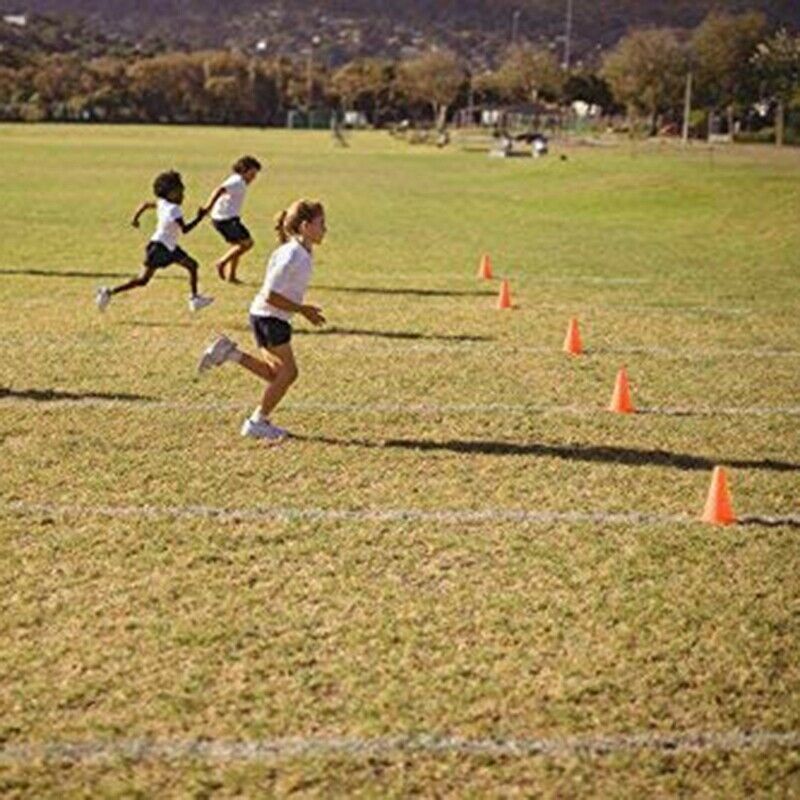 7-Inch Plastic Traffic Cones (6-Pack) Multi-Purpose Cone Physical Education X9K8