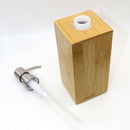 Bamboo Liquid Pump Soap Automatic Refillable Bottles Lotion Dispenser Hand-
