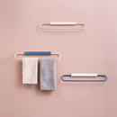 Nordic Stainless Steel Storage Rack Towel Holder Wall Mounted Hook Clothes