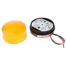 Amber Industrial Warning Strobe Beacon Light Alarm Lamp DC12V, Water-Proof