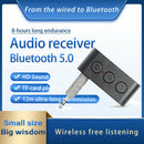 Bluetooth Receiver Car Kit, Portable Wireless Audio AUX Adapter 3.5mm Stereo