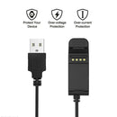 USB Charge Charging Data Clip Cable Replacement For Garmin Edge 20 25 Black