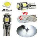 6X T10 168 194 W5W 5 SMD White Led Canbus Error Free Car Side Wedge light Bulbs