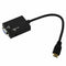 PC HDMI to VGA SVGA RGB Video + Audio Cable Converter Adapter F7O4