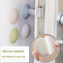 5Pieces Rubber Crash Pad, Home Door Doorknob Back Wall Protector Savior Crash