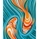5D DIY Full Drill Diamond Painting Abstract Fish Cross Stitch Embroidery