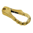 Brass Twisted Hook Keychain Buckle Handmade Decorative Craft Accessories