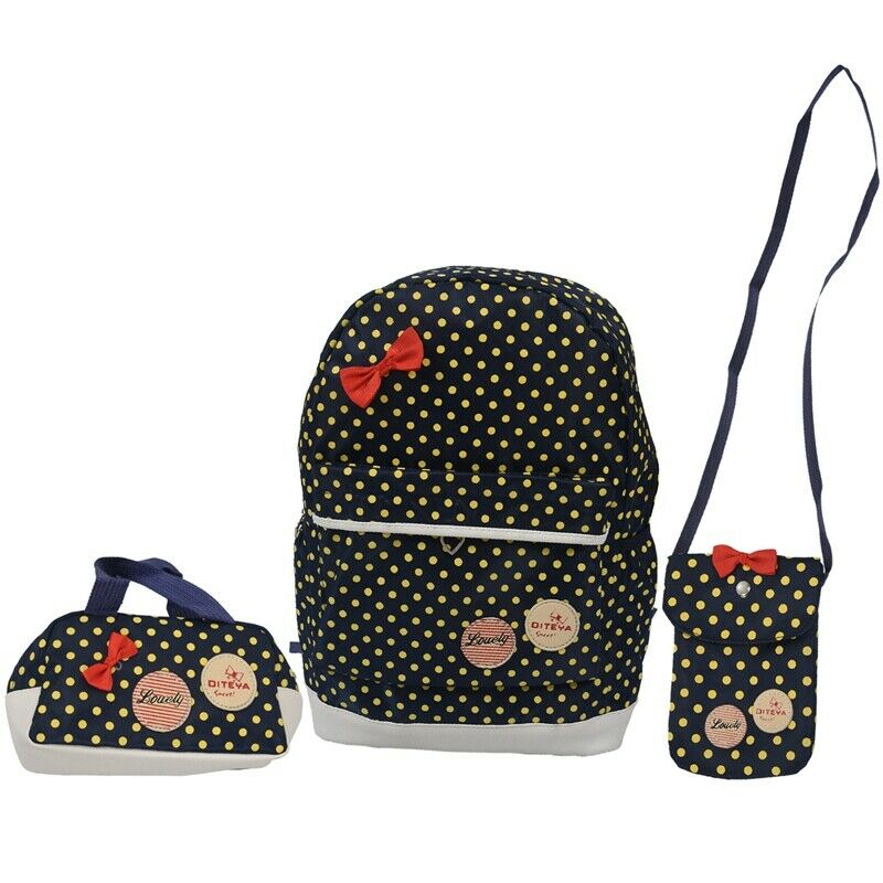 3 Pcs/Set New waterproof Girl School Bags For Teenagers backpack women shou O5N4