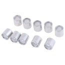 10Pcs For Scooter Wheel Sport Skateboard Bushed Bearing Spacer Metal BushiM&