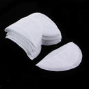 Pack of 10 Pairs Unisex Comfortable Breathable Shoulder Pads Sew-in White Cotton